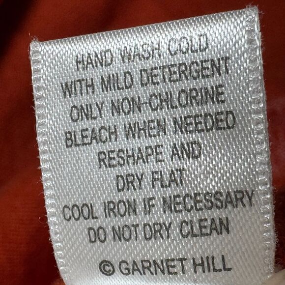 Garnet Hill Linen Cardigan Womens XL Burnt Orange Asymmetrical Hem Button Front - Picture 14 of 15